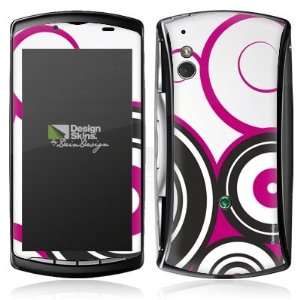   for Sony Ericsson Xperia Play   Pink Circles Design Folie Electronics