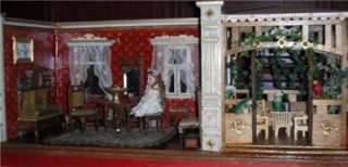 Gottschalk COMPLETE Doll House/Dble Room Box**RARE** ANTIQUE C.1896 