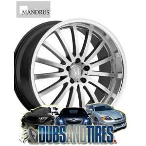 17 Inch 17x8 Mandrus wheels Millenium Hypersilver Mirror 