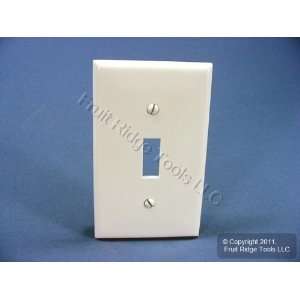 Leviton White Unbreakable Toggle Switch Cover Wall Plate Switchplate 