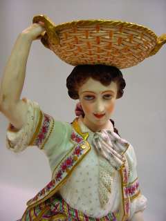   12 Fine Bisque Figure   Fisherman from ROSALIND RUSSELL ESTATE  
