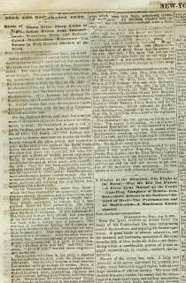 Newspaper Civil War Libby Prison Ripley TN Holly Springs 1863  