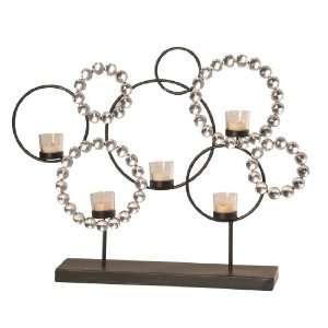  Wilco Imports Bejeweled Tealight Candleholder, 24 1/4 Inch 