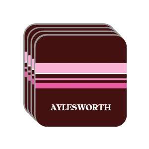  Personal Name Gift   AYLESWORTH Set of 4 Mini Mousepad 