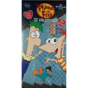  Disneys Phineas and Ferb 32 Valentines Toys & Games