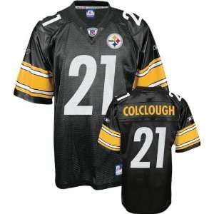 Ricardo Colclough Black Reebok NFL Replica Pittsburgh Steelers Jersey