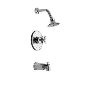 Barclay Denisse Polished Chrome 1 Handle Tub & Shower Faucet with 
