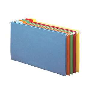  Hanging File Folders with 1/5 Tab, Legal Size, Assorted 