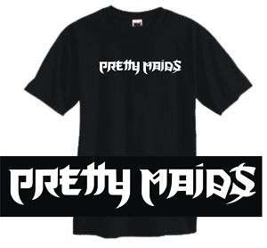 Pretty Maids T shirt retro 80s glam rock metal S 3XL  