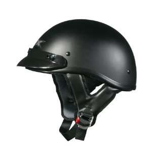  AFX FX 70 Beanie Solid Half Helmet X Small  Black 