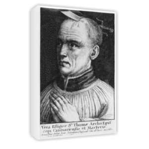  St. Thomas a Becket, 1647 (engraving) by   Canvas 