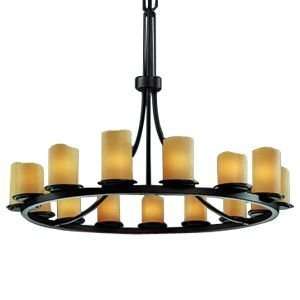  CandleAria Dakota Ring Chandelier by Justice Design Group 
