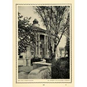 1913 Print Exterior Design Architecture Max Littmann German Architect 