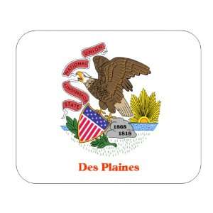  US State Flag   Des Plaines, Illinois (IL) Mouse Pad 