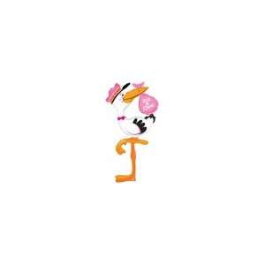  Its a Girl Baby Delivery Stork Pink 60 Balloon Mylar 