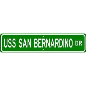 USS SAN BERNARDINO LST 1189 Street Sign   Navy  Sports 