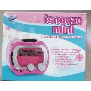  Isnooze Mini Alarm Radio Pink Electronics