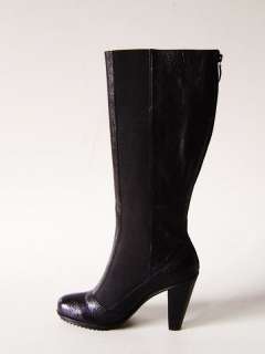 DKNY ROANA Ladies Black Knee High Shaft Back Zip Boots Shoes Size 9.5M 