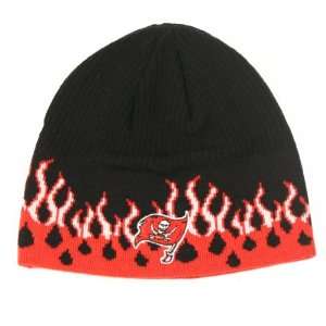    Tampa Bay Bucaneers Flame Knit Beanie (Uncuffed)