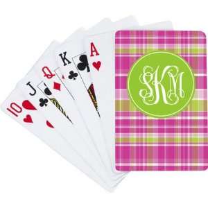  Devora Designs   Playing Cards (Hot Pink Plaid) Sports 