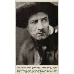  1926 Print Tom Santschi Silent Film Actor 3 Bad Men 