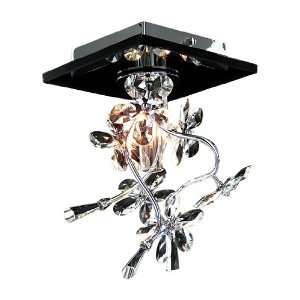  Romance Collection 9 Wide Smoked Glass Ceiling Light 