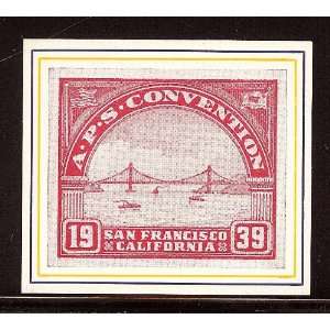 1940 APS Convention San Francisco, CA Unused Seals 
