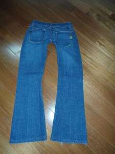   Me by Mek 5 Pocket Style Low Rise Stretch Bootcut Jeans 26x28 SHORT