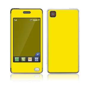  LG Pop (GD510) Decal Skin   Simply Yellow 