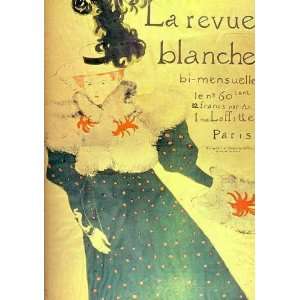  Oil Painting Le Revue Blanche Henri De Toulouse Lautrec 