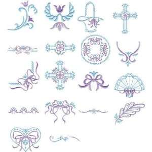  OESD Embroidery Machine Designs CD HEIRLOOM RIBBONS 