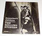 Rolling Stones Decembers Children London LL 3451 Mono LP Record 