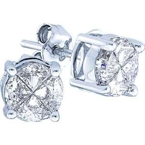  0.40CTW DIAMOND PIE CUT EARRINGS Jewelry