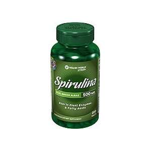  Spirulina Tablets 500 mg. 200 Tablets Health & Personal 