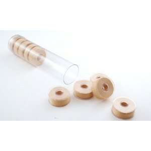 Clear Glide Polyester Pre Wound Bobbins Tube of 8 Size M 15 Class 