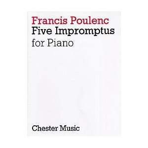  5 Impromptus for Piano Musical Instruments