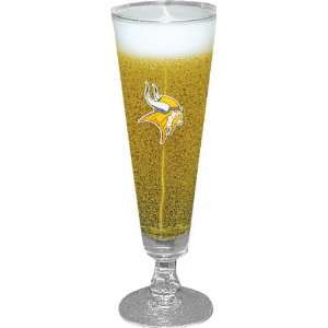 Minnesota Vikings Pilsner Glass Style Candle Sports 