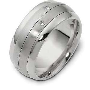   SPINNING Wedding Band Ring with 6 Diamonds   11.5 Dora Rings Jewelry