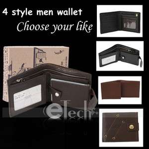   Imitation Leather Wallet Cluth Purse ID Window Card Case Bag  