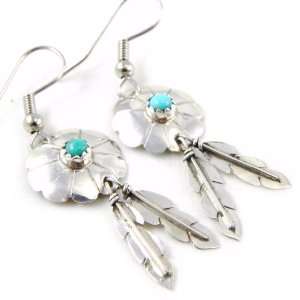  Earrings silver Hopis turquoise. Jewelry
