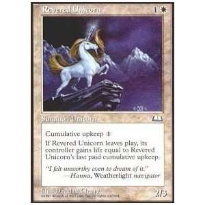    Magic the Gathering   Revered Unicorn   Weatherlight Toys & Games