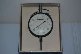 Ames 3.5 inch Diameter Dial Indicator Model 382 .001 in Box Used 