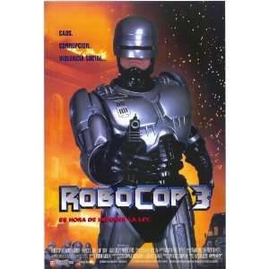    Original Rolled Movie Poster  Robocop 3 (Spanish) 