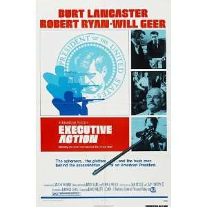   Poster C 27x40 Burt Lancaster Robert Ryan Will Geer
