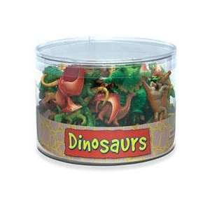 2x3) Dinosaurs Animal Hand Painted Replica Toys 72 Piece Bulk Bin 
