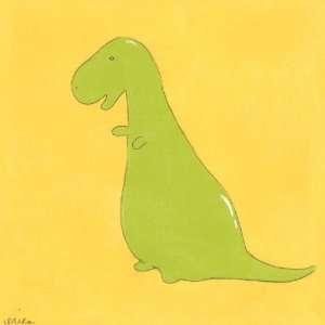  Friendly T Rex Canvas Reproduction