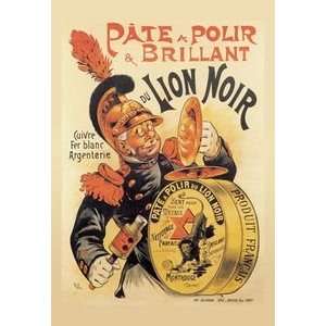  Pate Polir Brillant du Lion Noir   16x24 Giclee Fine Art 