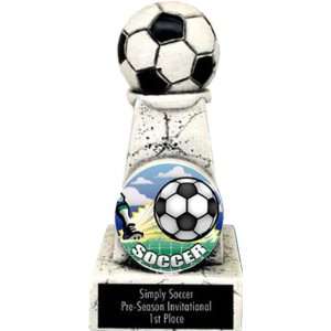  6 Custom Soccer Stone Tower Award Trophies HD Custom 