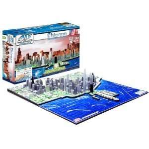  Chicago 4D Cityscape Puzzle Toys & Games