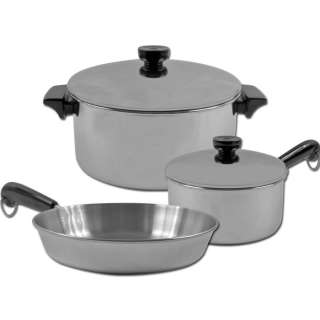 piece REVERE® Stainless Steel Aluminum Disc Cookware 844296088560 
